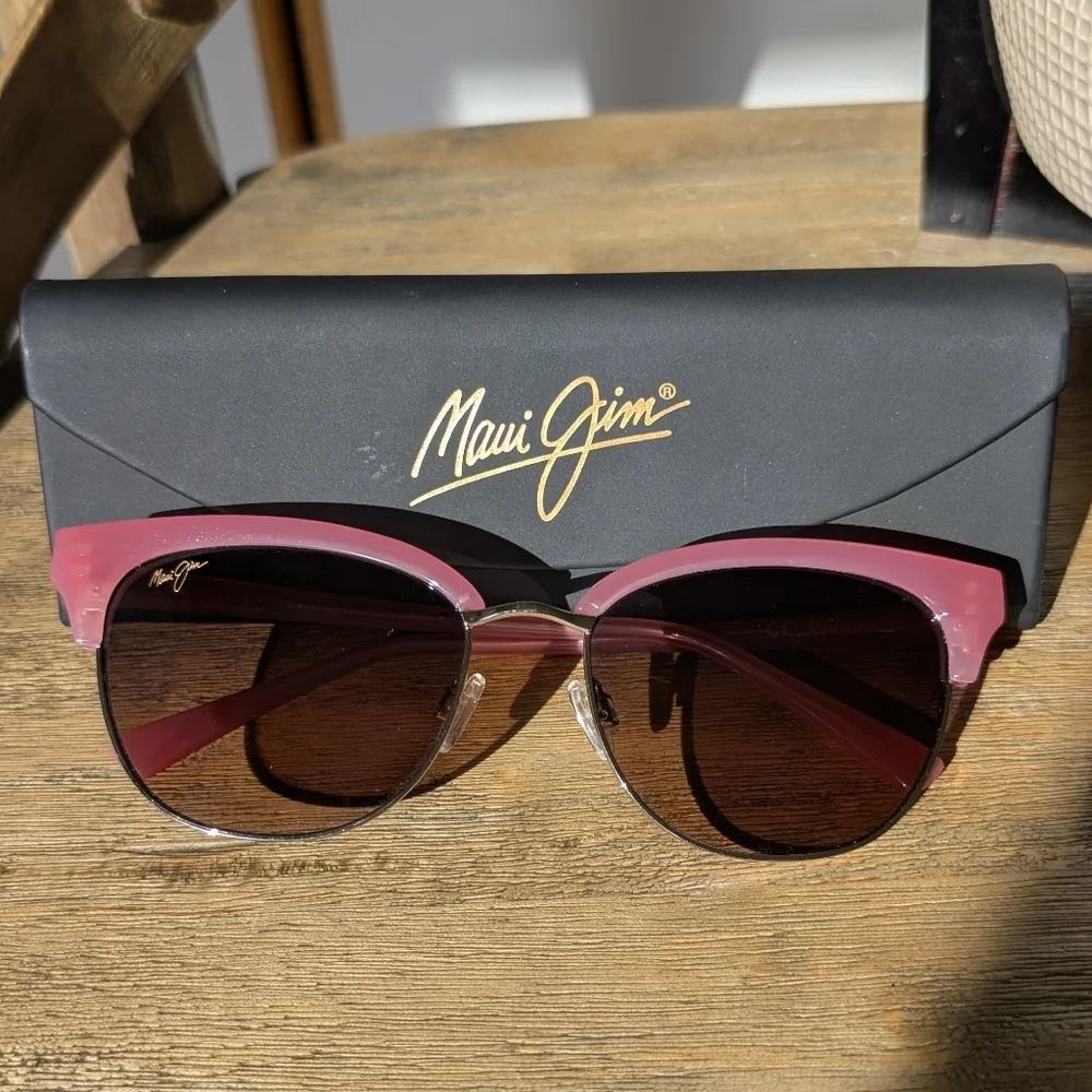 Maui Jim Lokelani Polarized Sunglasses Bubblegum Rose Gold